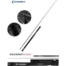 Ecooda Gt-Fisher Black Light 185CM 100-300GR Slow Jigging Kamışı
