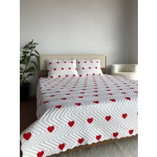 Bella Home Kalpli Çift Kişilik 3 Parça Yatak Örtüsü Seti - 200X240 cm - Pvc Çantalı