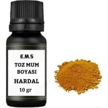 E.M.S Toz Mum Boyası Hardal 10 gr Hardal Renk Mum Boyası.