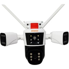 Avenir AV-S312 12 Mp 3 Lensli Wifi Ip Ptz Kamerası