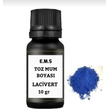 E.M.S Toz Mum Boyası Lacivert 10 gr Lacivert Renk Mum Boyası.