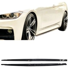 Türkset 5 Adet Bmw F30 Marşpiyel Altı Bıçak (( Parlak Siyah ))