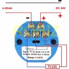 Cin Çin PT100-200-MA ,0..200C PT100 4..20MA Isı Transmitter