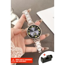 Nezih Case Huawei Watch GT4 / GT5 / GT6 41mm / GT5 Pro 42mm Uyumlu Şık Bileklik Kordon 18mm