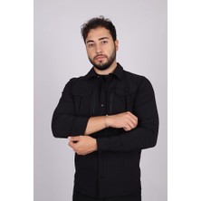 Kordak Uzun Kollu Likralı Outdoor Taktik Gömlek