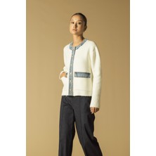 Nisan Triko Kot Garnili Triko Hırka