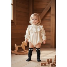 Parla Kids Kız Çocuk Tilki Desen Çorap/siyah