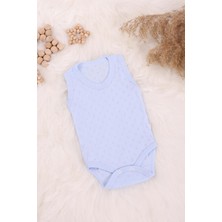 Kidello Mavi Baklava Desenli Bebek Zıbın (0-12 Ay)