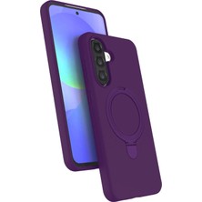 MMP Shop Samsung Galaxy A36 Uyumlu Kamera Koruma Çıkıntılı Magsafe Halka Standlı Kılıf