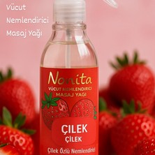 Çare Burada Nonita - Çilek Özlü Nemlendiricili Masaj Yağı 150 ml