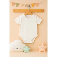 Fuar Baby 1 Adet %100 Pamuklu Kısa Kol Bebek Zıbın-, Yumuşak, Unisex (Kız/erkek) Çıtçıtlı Atlet Body
