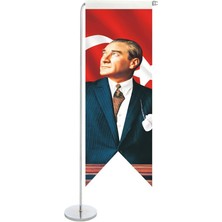 Kırlangıç Atatürk Masa Bayrağı (10'luk)