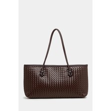 Mckanzie Örgü Desen Sap Ucu Geçme Model Kayık Çanta