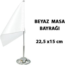 Beyaz Masa Bayrağı (Süblimasyon-Sadece Bayrak)