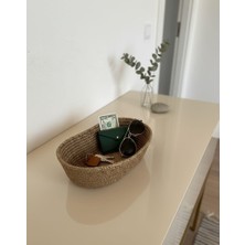 Mtg Jüt Tasarım Mtgjüt Tasarım Oval Organizer / Ekmek Sepeti / Çok Amaçlı Sepet