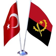 Angola ve Türkiye Masa Bayrağı Seti