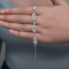 Stillove Gümüş Ince Sanat Telkari Kadın Bileklik
