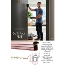 Babawick Çelik Kapı Fitili 6 Metre Siyah, Kahverengi ve Beyaz Renk. Ses, Toz ve Isı Yalıtımı Sağlar. Kapı Contası, Çelik Kapı Lastiği