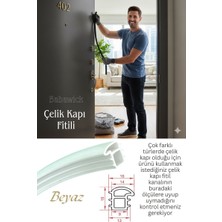 Babawick Çelik Kapı Fitili 6 Metre Siyah, Kahverengi ve Beyaz Renk. Ses, Toz ve Isı Yalıtımı Sağlar. Kapı Contası, Çelik Kapı Lastiği