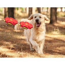 Hediye Bahçesi Işıklı Zıplayan Frizbi Evcil Hayvan Topu