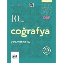 Eis 10. Sınıf Coğrafya Ders Anlatım Föyü