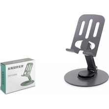 Hediye Bahçesi Dönebilir ve Katlanabilir Masaüstü Metal Telefon Tutucu