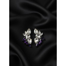 Barış Dizayn Bros Işıltılı Damla Taşlı Broş