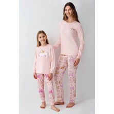 RolyPoly Anne Kız Kedili Pijama Kombini, Anne ve Çocuk Pijamalar Ayrı Ayrı Fiyatlandırılır