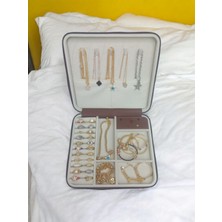 Feyza Design Büyük Boy Takı Düzenleyici, Seyahat Için Ahşap Saklama Kutusu