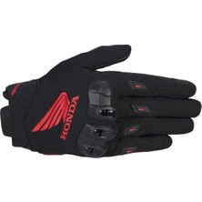 Alpinestars Honda Sp x 3 Korumalı Motosiklet Eldiveni Siyah  Kırmızı