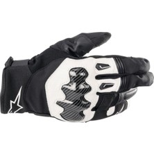 Alpinestars SMX-1 DryStar Korumalı Motosiklet Eldiveni Siyah  Beyaz