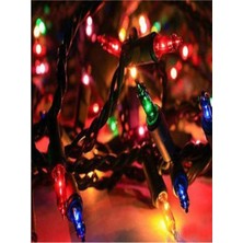 Renkli LED Işıklar, Dekoratif ve Parti Süsleme, Priz Girişli, Noel Ağaçı 100 LED