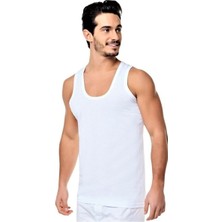 Seher Klasik Erkek Atlet 12'li Paket Nefes Alabilir Pamuklu Esnek Kumaş Türkiye Menşeli