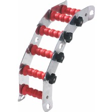 Kong Italy Kong Tergeste 6 Makaralı Dönüş Hızı Ayarlanabilir Halat ve İp Aşınma Koruyucu Gümüş Alüminyum