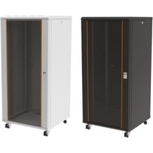 AGER 12U 600x600mm Dikili Tip Siyah Kabinet Agena AG-AN12U6060S1