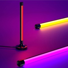 Renkli USB LED Işık 40CM, Kumandalı, Rgb Aydınlatma, Gece Lambası