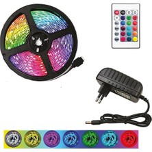 Rgb LED Şerit 5m Kumo Uzaktan Kumandalı, Renkli Işıklandırma