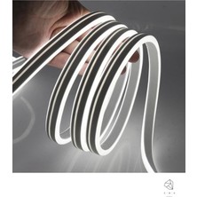 3 Metre Beyaz 220V Neon LED Esnek Şerit Aydınlatma Seti
