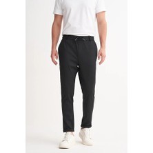 Cazador Erkek Jogger Pantolon Petek Dokulu 83005 Siyah