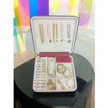 Feyza Design Büyük Boy Takı Saklama Kutusu, Seyahat Için Ahşap Kasa, Düzenleyici