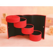 Feyza Design Kadife Takı Saklama Organizeri, Seyahat Için Pratik ve Şık Çözüm