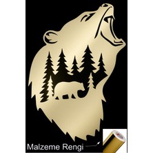 Sticker Usta Ayı Offroad Adventure Camping Kamp Off Road Sticker 03012