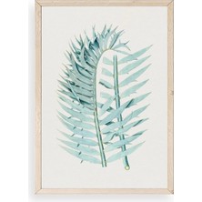 Yapraklar Ahşap Çerçeveli Tablo