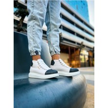 Starseven CH258 - Gbt Roma Colourful Erkek Bot Beyaz/antrasit