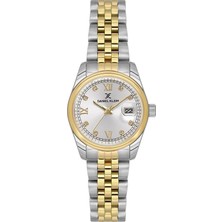 Daniel Klein Kadın Kol Saati DK.3.10019-4 Renkli Çelik Kordon 3 atm Suya Dayanıklı Modern Tasarım