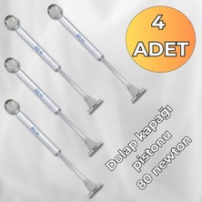 ALMITAL 4 Adet  80N Gazlı Piston Kalkar Dolap Kapak Uzun Ömürlü