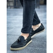 Starseven CH141 - Ht Croco Erkek Ayakkabı Siyah