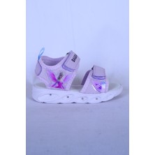 Ayakmod 018129 B Lila Işıklı Kız Çocucğu Sandalet