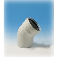 Starseven Ege Yıldız 110X45 Pvc Açık Dirsek 3,2 mm