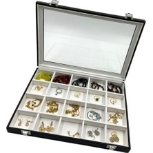 Feyza Design 20 Bölmeli Çok Amaçlı Takı Kutusu, Şık ve Pratik Saklama Çözümü